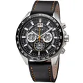 REGENT Herrenuhr Chronograph mit Lederband 11110943