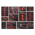 Werkzeugeinlagen bestückt Set mit 11 Einlagen aus Werkzeugwagen 71014 Mephisto