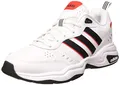 adidas Mens Strutter Running Shoe, Blanc Noir Rouge, Blanc Noir Rouge, 42 EU