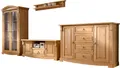 OTTO home Wohnwand Anna, (Set, 4-St), aus massiver Kiefer, FSC®, im romantischen Landhausstil