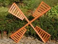 DSH DEKO SHOP HANNUSCH Gartenfigur Windmühlenflügel – Spannweite 120 cm