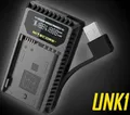 NITECORE Double Charger mit LCD Display für Nikon