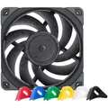 Noctua NF-A12x25 PWM chromax.black.swap 120x120x25, Gehäuselüfter, schwarz