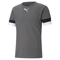 PUMA Unisex Kinder Teamrise Jersey Jr Shirt, Smoked Pearl-puma Black-puma White, 176 EU