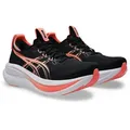 Asics GEL-NIMBUS 28 Laufschuh für Erwachsene, mit leicht profiliertem Laufsohlenprofil schwarz 39 EU