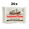 24 x Fisherman`s Friend Menthol-Pastillen Eucalyptus, vegan