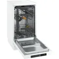 Gorenje Geschirrspüler GS541D10W BK070, Freistehend, Single (45 cm breit), Weiß, 11 Maßgedecke, C, 45 dB - Weiß