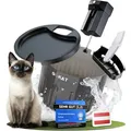 GoKat – Katzenbrunnen kabellos mit Bewegungsmelder und Akku 2500 mAh mit Sensor; Trinkbrunnen für Katze kabellos ohne Strom; 3L Wasserbrunnen für Katzen kleine Hunde Ultra-leise; Katzentrinkbrunnen
