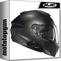 MODULARHELM FÜR MOTORRAD HJC I91  SCHWARZ SEIDENMATT M