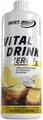 Best Body Nutrition Low Carb Vital Drink Zerop, 1000 ml Flasche, Eistee Zitrone