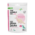 Humble Kids Floss Picks 30 Stück Kinder Zahnseidestick Erdbeergeschmack