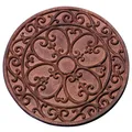 Esschert Design Trittplatte Classic Viktorianisch Ø 29,8 cm aus Gusseisen