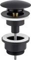 Cornat Druckknopf-Ablaufventil Noir round schwarz