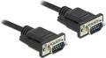 Delock Seriell Kabel RS-232 Sub-D9 Stecker zu Stecker mit 2 m