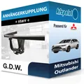 G.D.W. Anhängekupplung starr passend für Mitsubishi Outlander 11.2010-12.2022