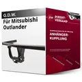 Anhängerkupplung starr für Mitsubishi Outlander 11.2010-12.2022 neu