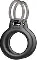 Belkin AirTag Hülle mit Schlüsselanhänger (Secure Holder Schutzhülle für Air Tag, Accessoire mit Kratzschutz), 2er-Pack, Schwarz