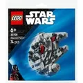 30708 Star Wars Millennium Falcon Mini-Modell, Konstruktionsspielzeug Polybag