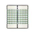 i-flair Tellerlattenrost 200x200 cm, Lattenrahmen Ergo IF56 mit Tellerfedern - für alle Matratzen und Betten geeignet