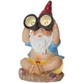 Star Trading Solar-Figur Gnomy, Strandlook mit Fernglas