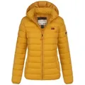 Geographical Norway Steppjacke Damen Frühlings Jacke Steppjacke Outdoor Übergangsjacke leicht Kapuze S (36)