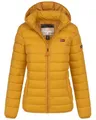 Geographical Norway Winter Jacke Steppjacke Parka Kapuzenjacke Outdoor Leicht und warm, Farbe:MOUTARDE, Größe:S (36)