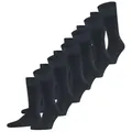 FALKE Happy 6-Pack Socken (6-Paar) Set aus 6 Paar Baumwollstrümpfen blau 43-46