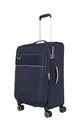 Travelite Reisekoffer mittelgroß mit Dehnfalte, nachhaltig, 4 Rollen, MIIGO, Weichgepäck Trolley aus recyceltem Material, TSA Schloss, 67 cm, 61-66 Liter
