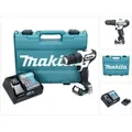 Makita HP333DSAW weiß Akku-Schlagbohrschrauber - Schwarz/Blau