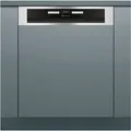 Bauknecht BBO 3O41 PLT (edelstahl optik) Teilintegrierter Einbau-Geschirrspüler 60 cm