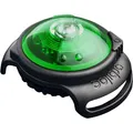 Orbiloc Dog Dual Safety Light Hundelicht mit Befestigungsgummi, Grün