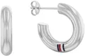 Tommy Hilfiger Paar Creolen CIRCLES, mit Emaille