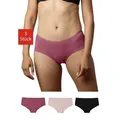 SNOCKS Hipster Panties Damen Unterhose (3-St., 3 Stück) aus Bio-Baumwolle für ein bequemes Tragegefühl schwarz|weiß S