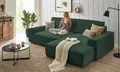 Home affaire Ecksofa NEU: SHERWOOD XXL 284, Big-Sofa L-Form, tiefe Sitzfläche 95 cm, Cord, Recamiere rechts/links, als Schlafsofa stellbar, Cord u. Leinenoptik