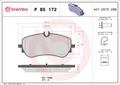 BREMBO Bremsbeläge hinten für VW Crafter Kasten Amarok Pritsche/Fahrgestell MAN