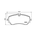 BREMBO P 85 172 Bremsbeläge Hinten für Crafter TGE Amarok