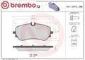 Brembo P85172 Bremsbelagsatz für Scheibenbremse Bremsbelagsatz für Man für VW