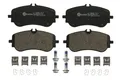 Für BREMBO P 85 172 Brake Pad Set, disc brake P 85 172 Brake pads set rear (wit