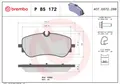 BREMBO Bremsbelagsatz, Scheibenbremse Hinterachse u.a. für MAN, VW