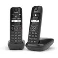 Gigaset AS690 Duo Schnurloses Telefon Schwarz - Schwarz