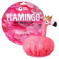 Bear Fruits Flamingo Glatt + Weich Haarmaske mit Haube, 20 ml