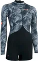 ION AMAZE 2.0 LS BACK ZIP Shorty 2024 black flowers - S
