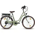 Villette Elektro-Cityfahrrad Vintage 26 Zoll - Grün