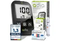 ADIA Blutzuckermessgerät adia, Starter-Set, Set mit 60 Streifen und Lanzetten