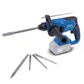 Scheppach Akku-Bohrhammer BC-RHD230-X 20V Brushless Meißelhammer | 20V-IXES-Serie | Schlagzahl 5500 BPM | Durchmesser Bohrung 24mm (Beton & Stein), 13 (Metall), 27 (Holz) | (Ohne Akku & Ladegerät)
