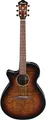 Ibanez AEG70L-TIH Lefthand Tiger Burst High Gloss - Westerngitarre für Linkshänder