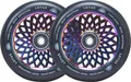 2 x Root Industries Lotus Stunt-Scooter Rolle 110mm Wheels Neochrome Rainbow