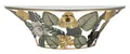 Natur24 Beistelltisch Console Wandkonsole 120 x 40.5 x 37.2 cm Metall Glas Mehrfarbig