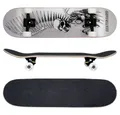FunTomia Skateboard Skateboard mit Mach1 ABEC-9 Kugellager 7-lagigem Ahornholz 100A Rollen
