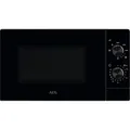 AEG Mikrowelle mit Grill MFB2111DB – freistehend, 21 L, 800 W Mikrowellenleistung, 1000 W Quarzgrill, 5 Leistungsstufen, Edelstahl-Innenraum, Schwarz, Drehteller Ø 27 cm